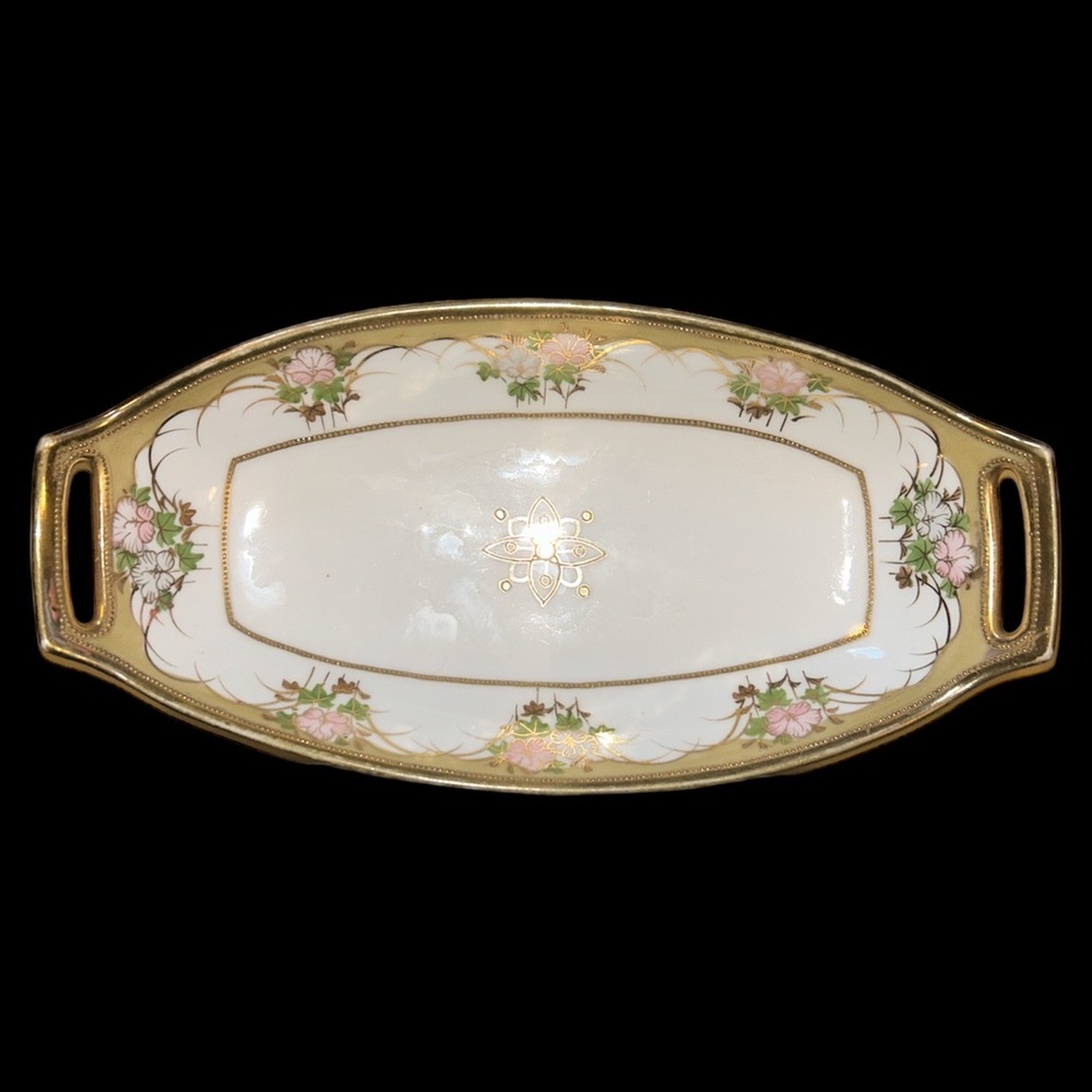 Vintage Hand Painted Nippon Trinket Dish